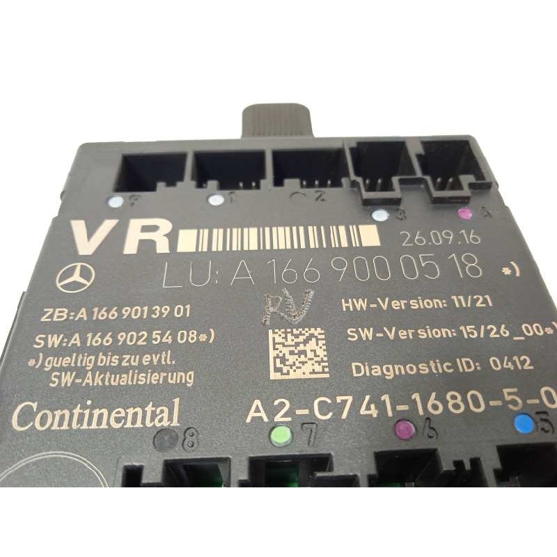 Recambio de modulo confort para mercedes-benz clase cla (w117) 1.5 cdi cat referencia OEM IAM A1669000518  1669000518