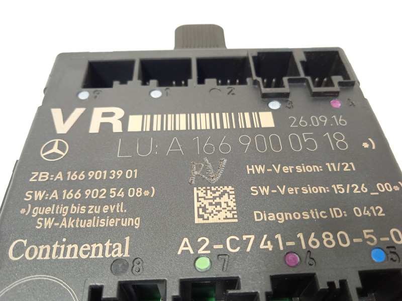 Recambio de modulo confort para mercedes-benz clase cla (w117) 1.5 cdi cat referencia OEM IAM A1669000518  1669000518