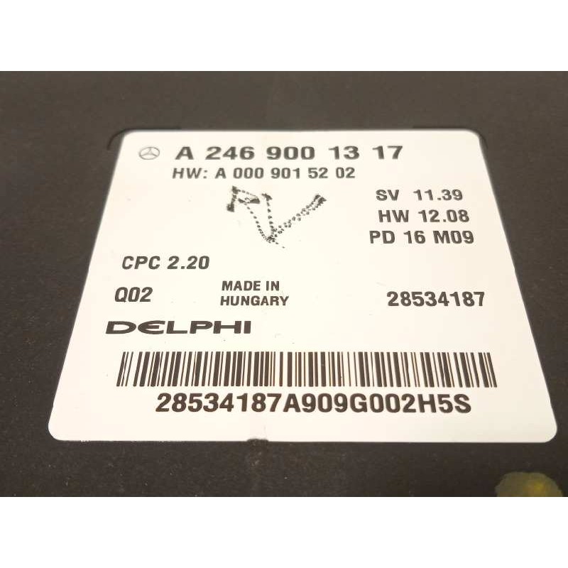 Recambio de modulo electronico para mercedes-benz clase cla (w117) 1.5 cdi cat referencia OEM IAM A2469001317  2469001317