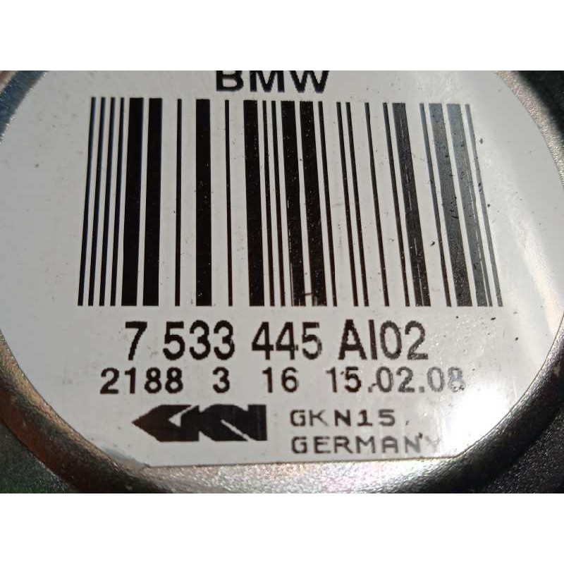 Recambio de transmision trasera izquierda para bmw serie 3 berlina (e90) 318d referencia OEM IAM 7533445  33217547075