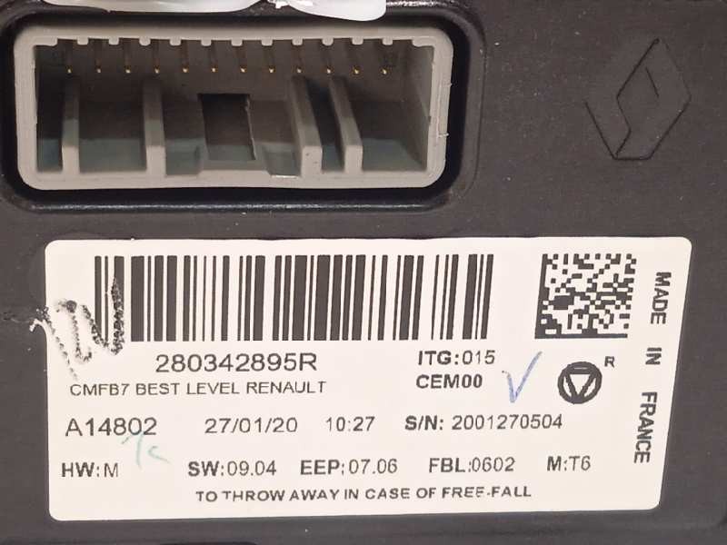 Recambio de pantalla multifuncion para renault captur ii intens referencia OEM IAM 280342895R  