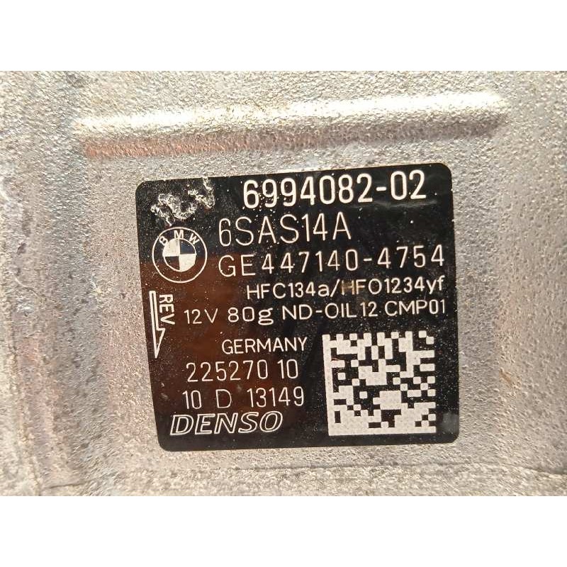 Recambio de compresor aire acondicionado para bmw serie x4 (g02) xdrive20i referencia OEM IAM 6994082 64526994082 4471404754