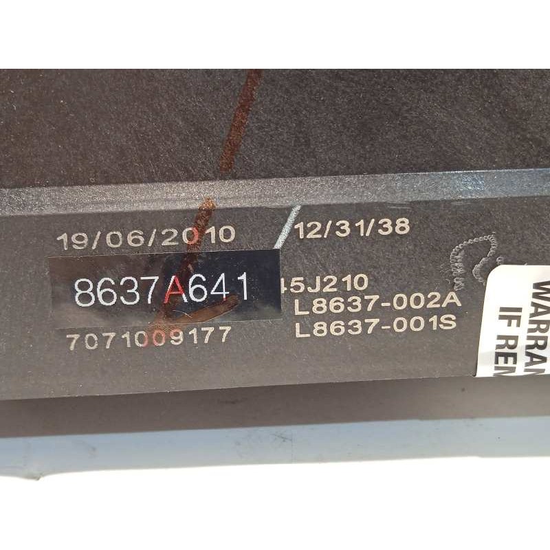 Recambio de caja reles / fusibles para mitsubishi asx (ga0w) 1.8 di-d cat referencia OEM IAM 8637A641  