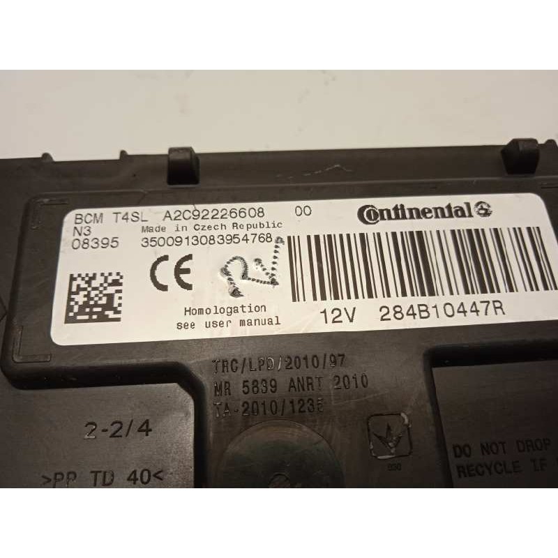 Recambio de modulo electronico para renault clio iv 1.5 dci diesel fap referencia OEM IAM 284B10447R  