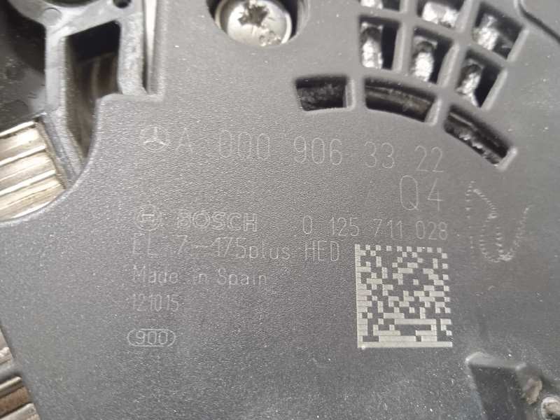 Recambio de alternador para mercedes-benz clase b (w246) b 180 cdi be (246.200) referencia OEM IAM A0009063322  0125711028