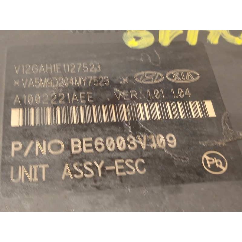 Recambio de abs para kia stonic (ybcuv) 1.2 cat referencia OEM IAM 58920H8260 BE6003V109 BH6013V105