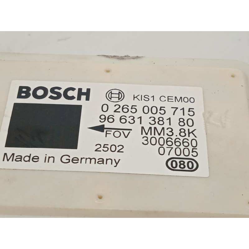 Recambio de centralita esp para citroën c4 grand picasso exclusive referencia OEM IAM 9663138180  0265005715