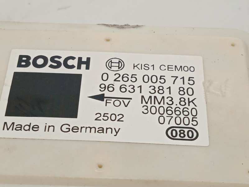 Recambio de centralita esp para citroën c4 grand picasso exclusive referencia OEM IAM 9663138180  0265005715