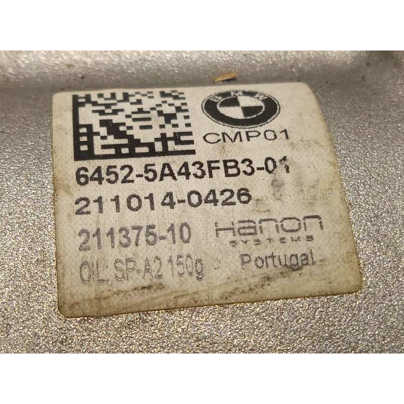 Recambio de compresor aire acondicionado para bmw serie x1 (u11) 20dx referencia OEM IAM 64525A43FB3  5A43FB3