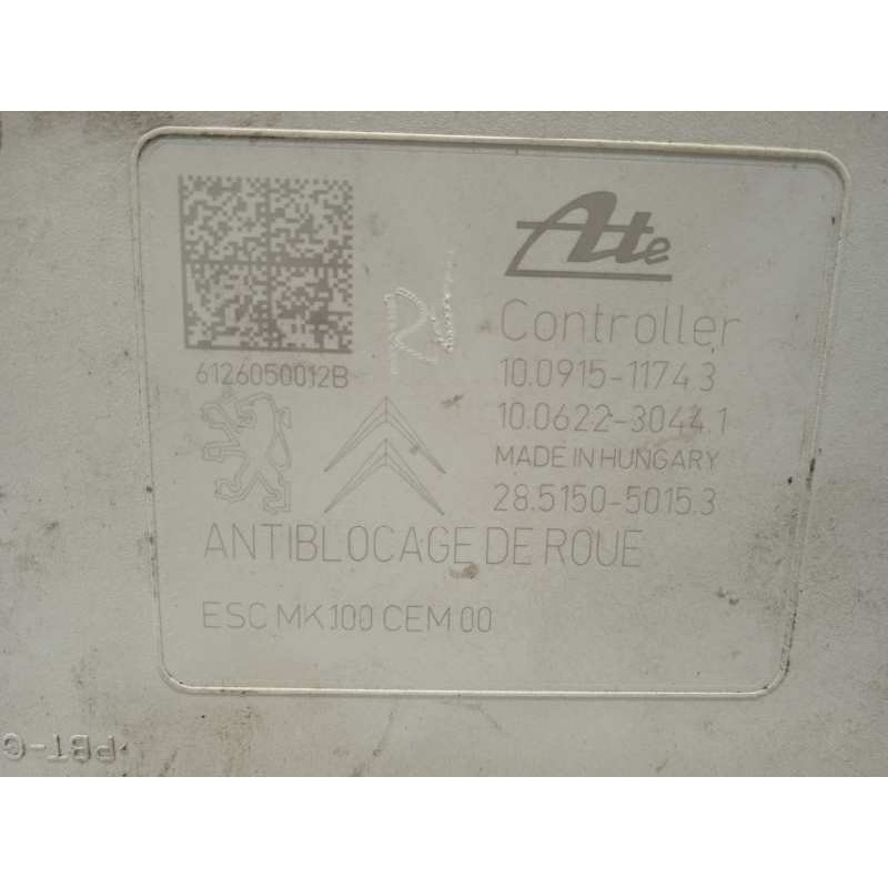 Recambio de abs para peugeot 208 allure referencia OEM IAM 9802460980 10091511743 10022001224