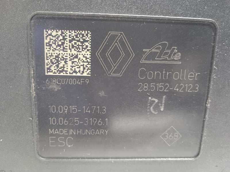 Recambio de abs para dacia dokker stepway referencia OEM IAM 476600078R 28515242123 10022006554