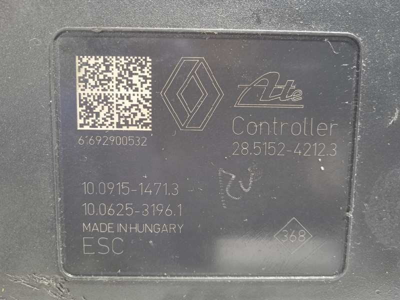 Recambio de abs para dacia dokker stepway referencia OEM IAM 476600078R 28515242123 10022006554