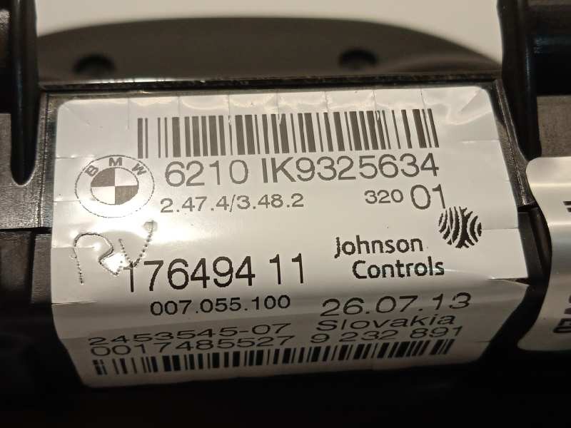 Recambio de cuadro instrumentos para bmw serie 1 lim. (f21) 116d referencia OEM IAM 62109325634  