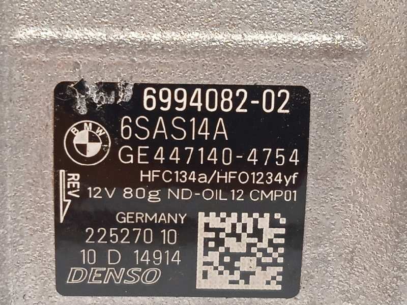 Recambio de compresor aire acondicionado para bmw serie x3 (g01) m40i referencia OEM IAM 6994082 64526994082 4471404754