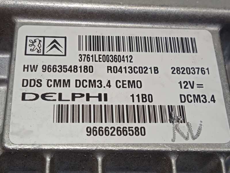 Recambio de centralita motor uce para citroën c5 station wagon millenium referencia OEM IAM 9666266580  9663548180