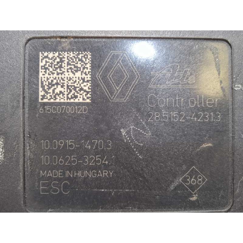 Recambio de abs para renault megane iv berlina 5p tech road referencia OEM IAM 476604349R 28515242313 10022007284
