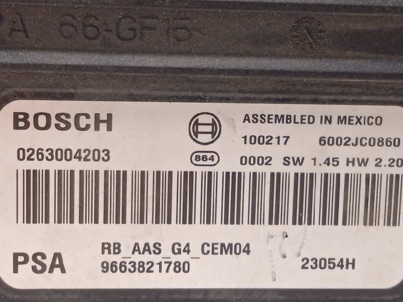 Recambio de modulo electronico para citroën c5 station wagon millenium referencia OEM IAM 9663821780  0263004203