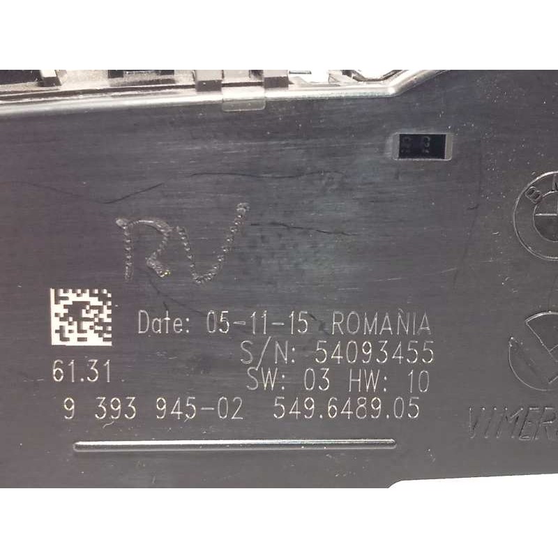 Recambio de mando luces para bmw serie 1 lim. (f20/f21) 116d referencia OEM IAM 61319393945  9393945