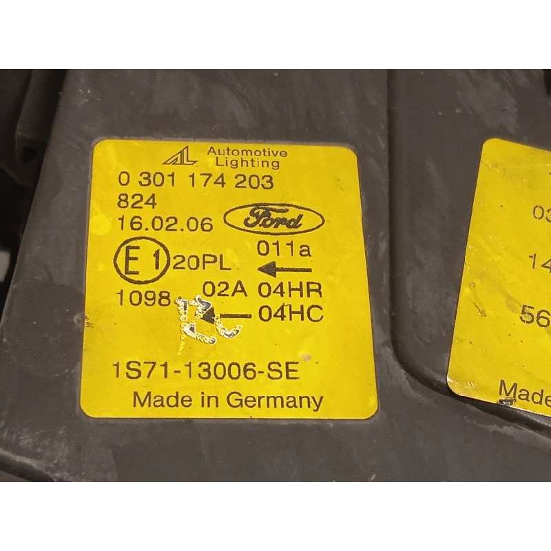 Recambio de faro izquierdo para ford mondeo berlina (ge) titanium (d) referencia OEM IAM 1S7113006SE 1435624 0301174203
