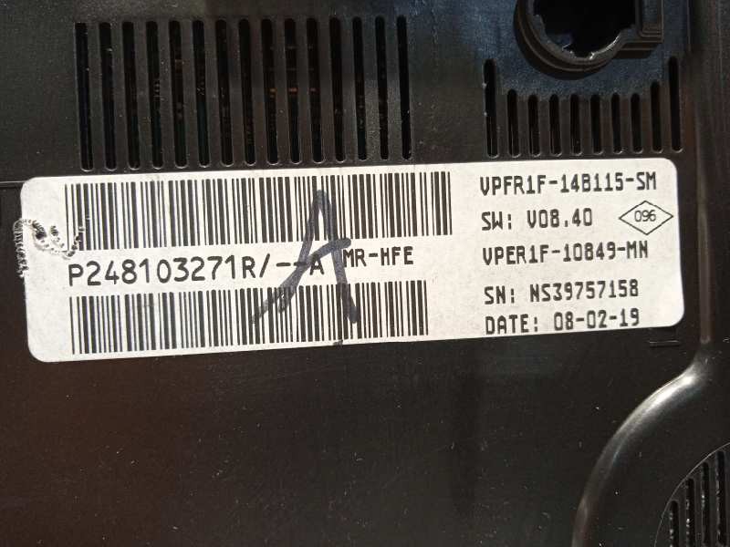 Recambio de cuadro instrumentos para renault kadjar 1.3 tce referencia OEM IAM 248103271R  