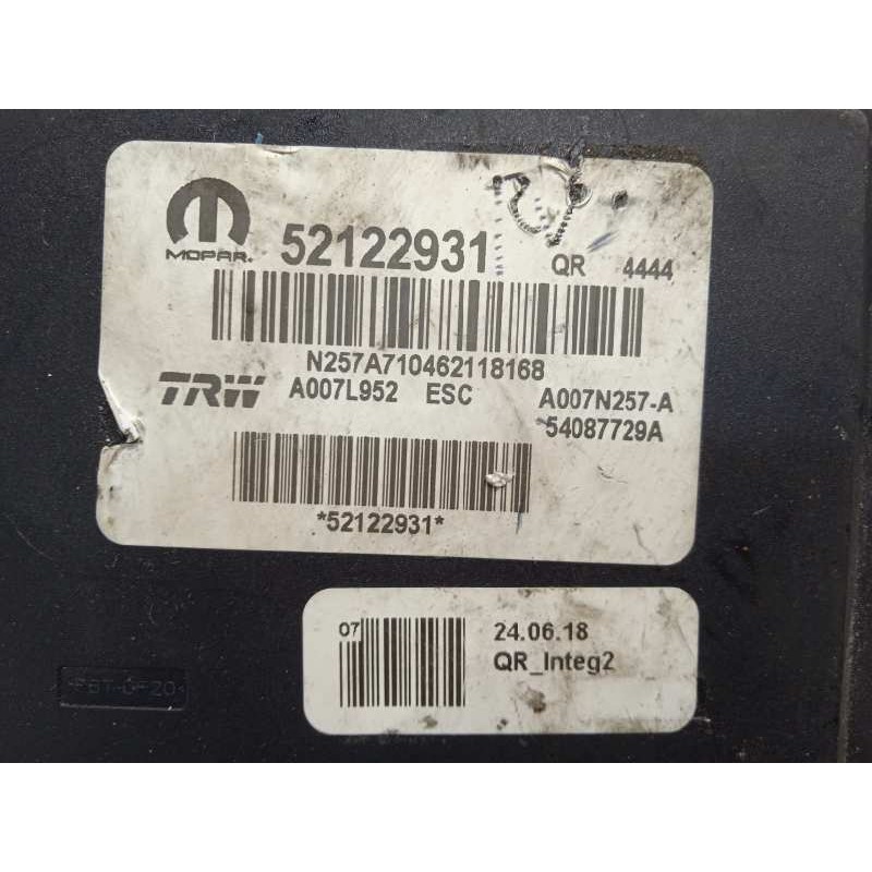 Recambio de abs para jeep renegade sport fwd referencia OEM IAM 52122931 A007N257A 54087729A