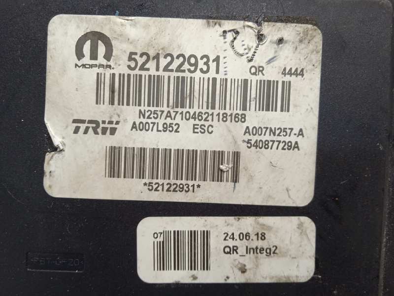 Recambio de abs para jeep renegade sport fwd referencia OEM IAM 52122931 A007N257A 54087729A