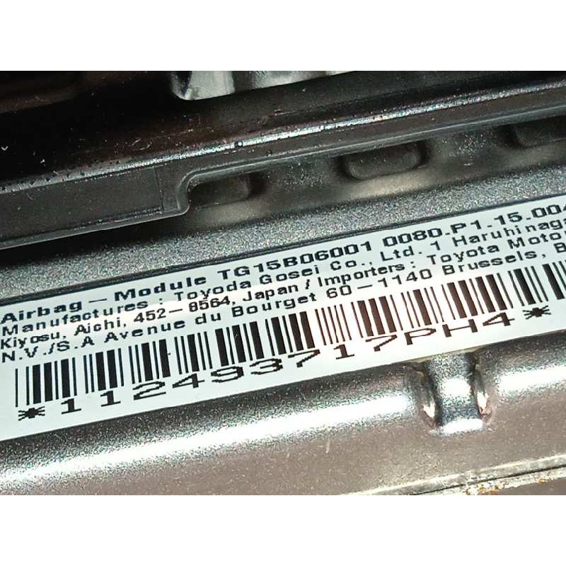 Recambio de kit airbag para toyota c-hr hybrid advance referencia OEM IAM 55401F4010C1 45130F4030C0 73960F4010