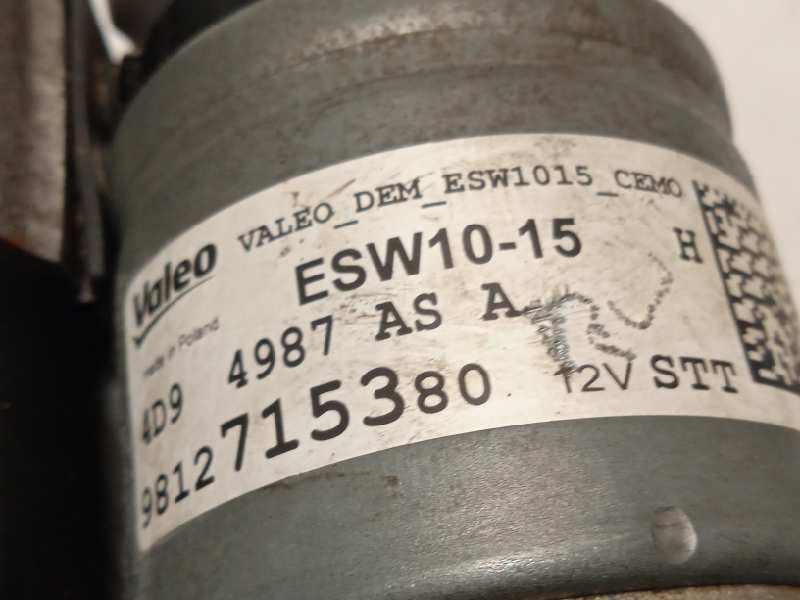 Recambio de motor arranque para citroën c3 origins referencia OEM IAM 9812715380  ESW1015