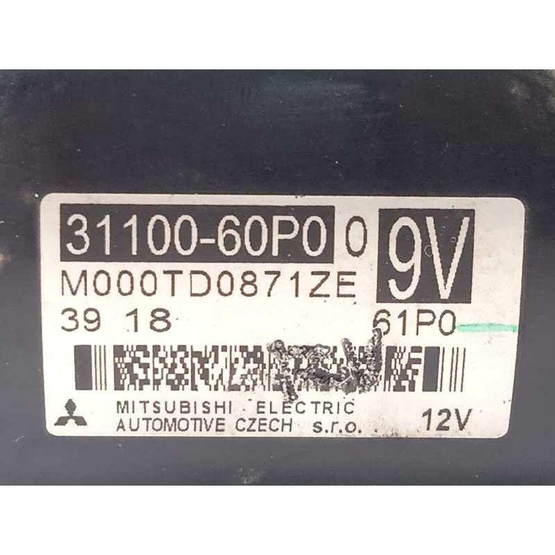 Recambio de motor arranque para suzuki swift azg (nz) glx referencia OEM IAM 3110060P00  M000TD0871ZE