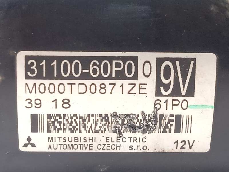 Recambio de motor arranque para suzuki swift azg (nz) glx referencia OEM IAM 3110060P00  M000TD0871ZE