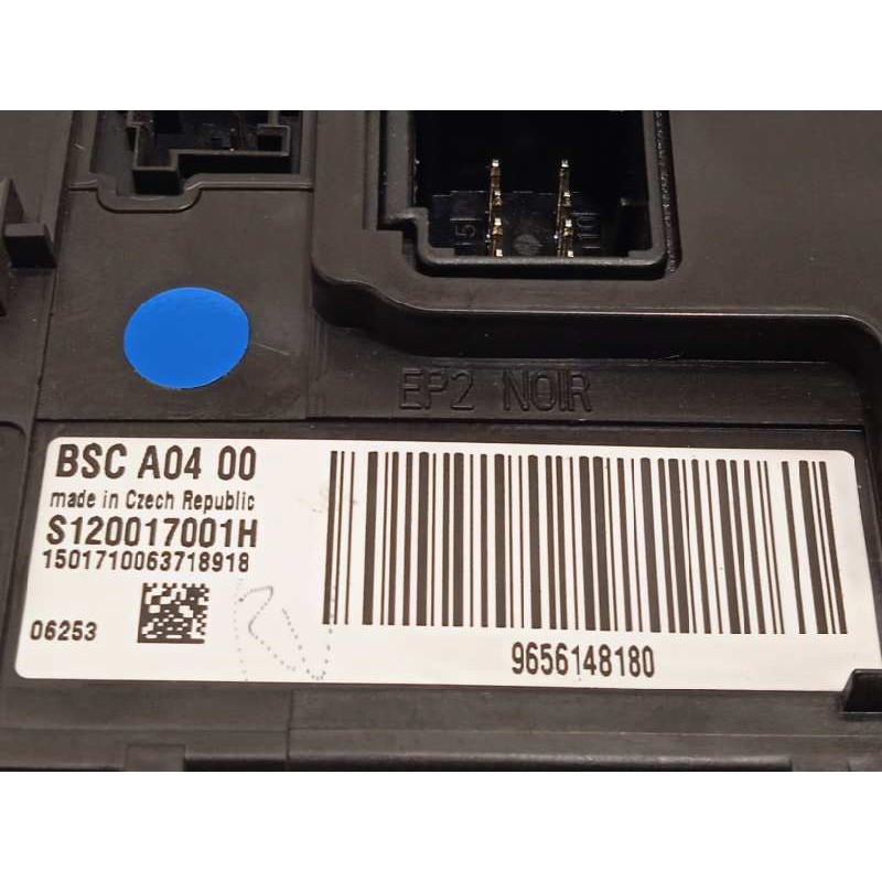 Recambio de caja reles / fusibles para citroën c6 exclusive referencia OEM IAM 9656148180  