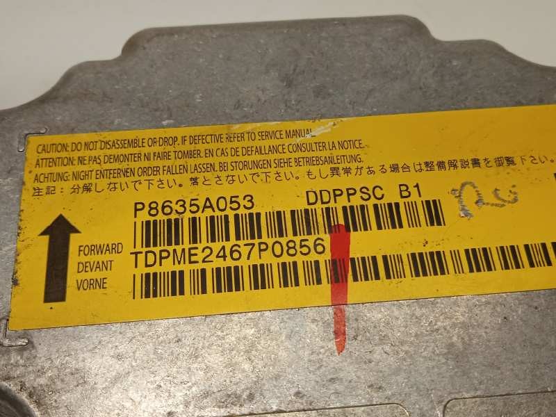 Recambio de centralita airbag para mitsubishi outlander (cw0) 2.0 di-d cat referencia OEM IAM P8635A053  8635A053