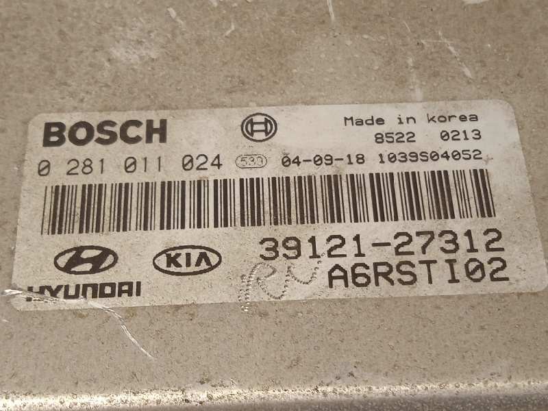 Recambio de centralita motor uce para kia carens 2.0 turbodiesel cat referencia OEM IAM 3912127312  0281011024