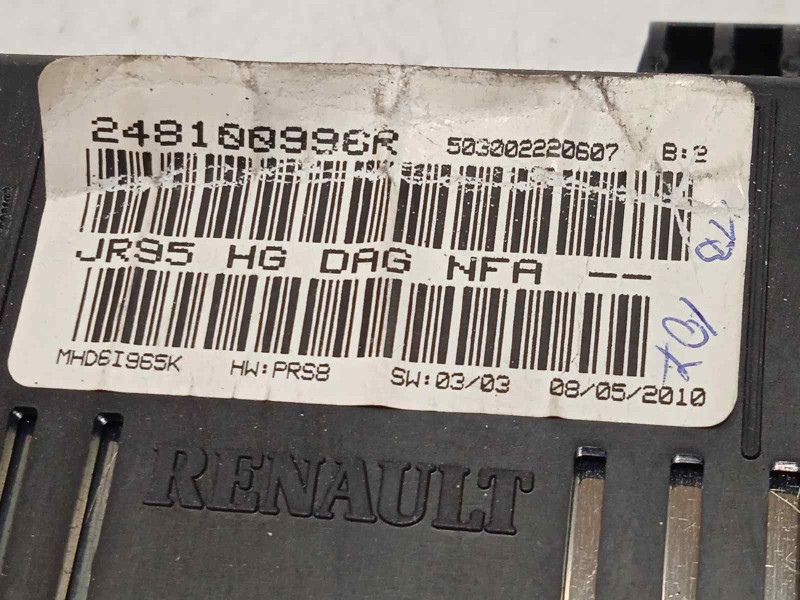Recambio de cuadro instrumentos para renault scenic iii 1.5 dci diesel referencia OEM IAM 248100996R  248106369R