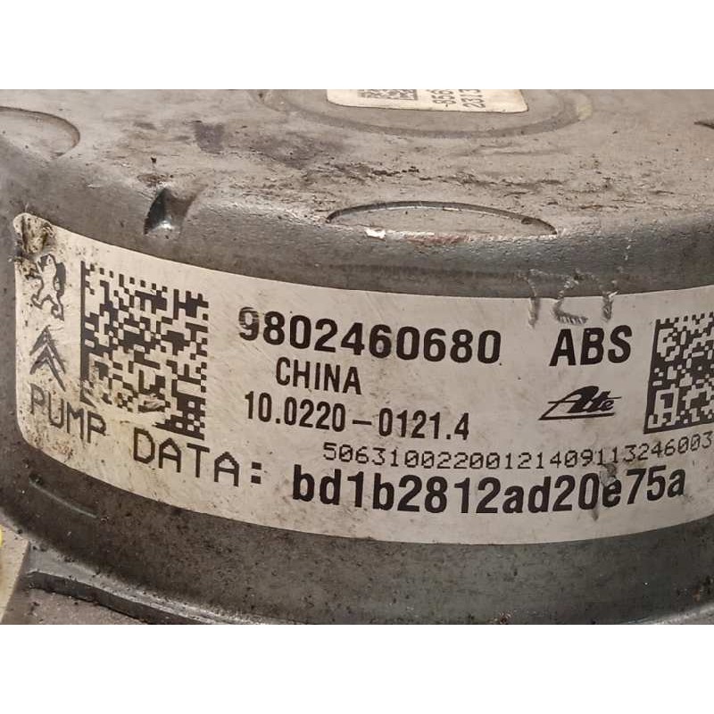Recambio de abs para citroën c3 tonic referencia OEM IAM 9802460680 10091511673 10022001214