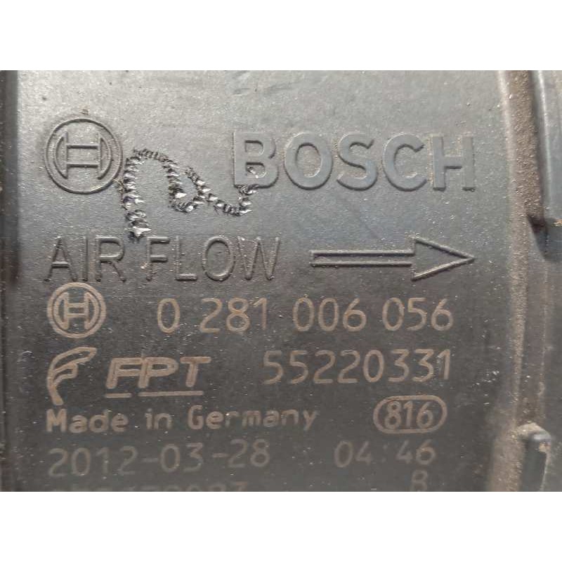 Recambio de caudalimetro para iveco daily ka referencia OEM IAM 55220331  0281006056