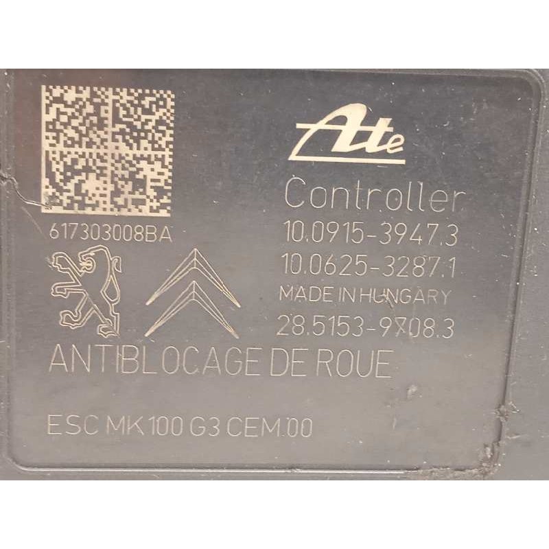 Recambio de abs para citroën c-elysée feel referencia OEM IAM 9817031680 10091539473 10022008814