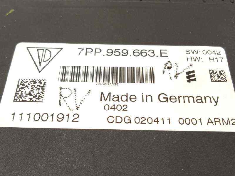 Recambio de modulo electronico para porsche panamera 4 referencia OEM IAM 7PP959663E  