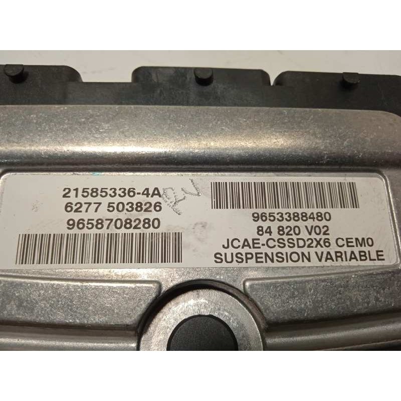 Recambio de centralita suspension para citroën c6 exclusive referencia OEM IAM 9653388480  9658708280