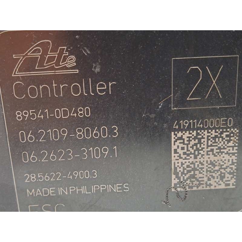 Recambio de abs para toyota yaris hsd active referencia OEM IAM 445400D280 895410D480 06210246564