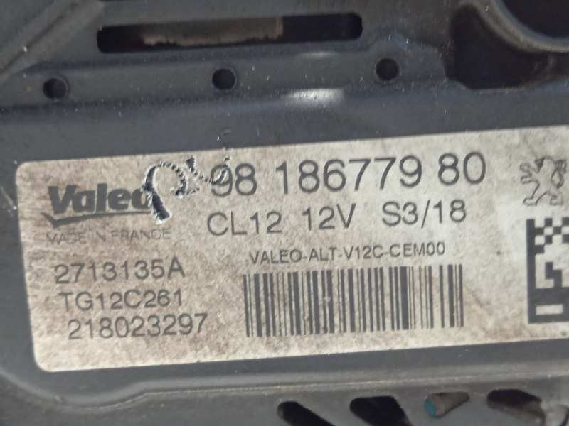 Recambio de alternador para citroën c4 picasso feel referencia OEM IAM 9818677980 2713135A TG12C261