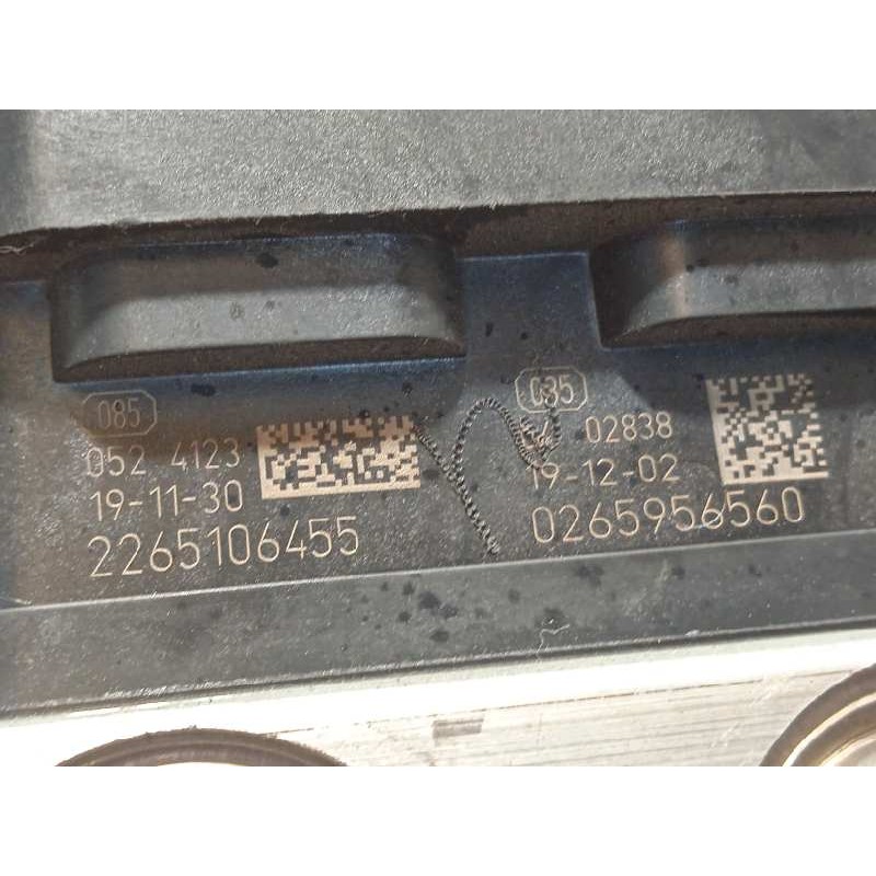 Recambio de abs para dacia sandero stepway referencia OEM IAM 476603249R 0265956560 269707