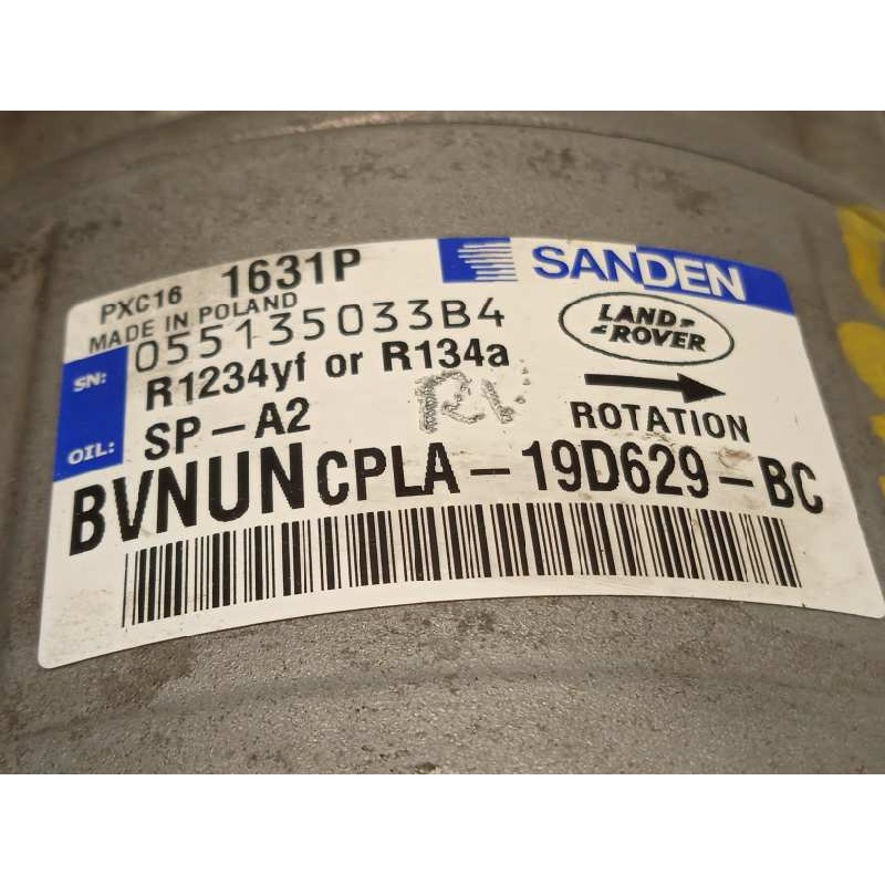 Recambio de compresor aire acondicionado para land rover range rover autobiography referencia OEM IAM CPLA19D629BC LR035761 LR11