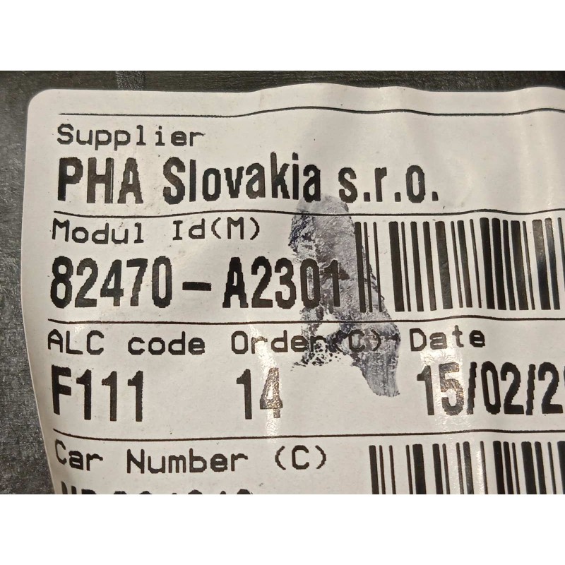 Recambio de elevalunas delantero izquierdo para kia cee´d 1.0 tgdi cat referencia OEM IAM 82470A2301  82450A2010