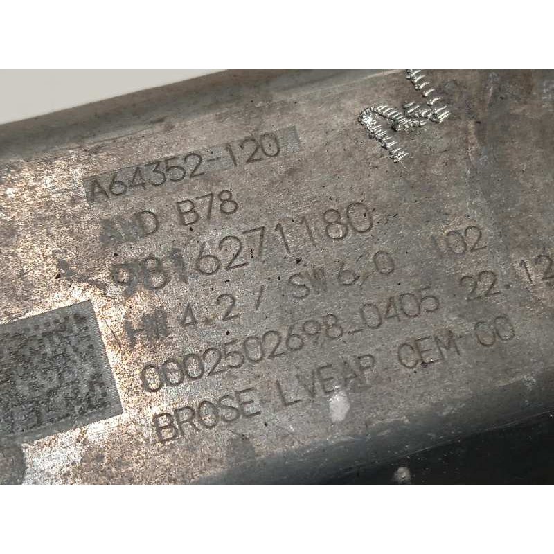 Recambio de elevalunas delantero derecho para citroën c4 picasso feel referencia OEM IAM 9816272480  9816271180