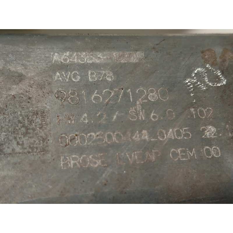 Recambio de elevalunas delantero izquierdo para citroën c4 picasso feel referencia OEM IAM 9816272580  9816271280