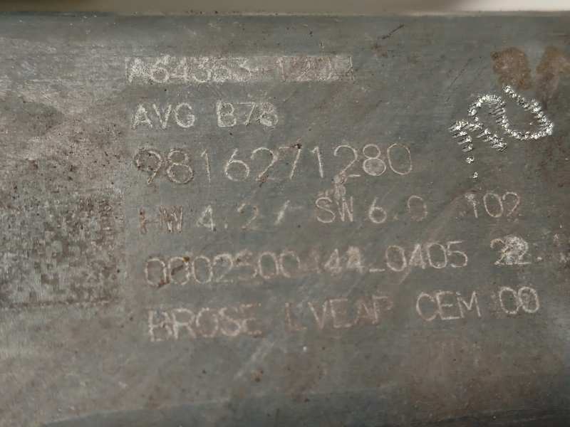 Recambio de elevalunas delantero izquierdo para citroën c4 picasso feel referencia OEM IAM 9816272580  9816271280