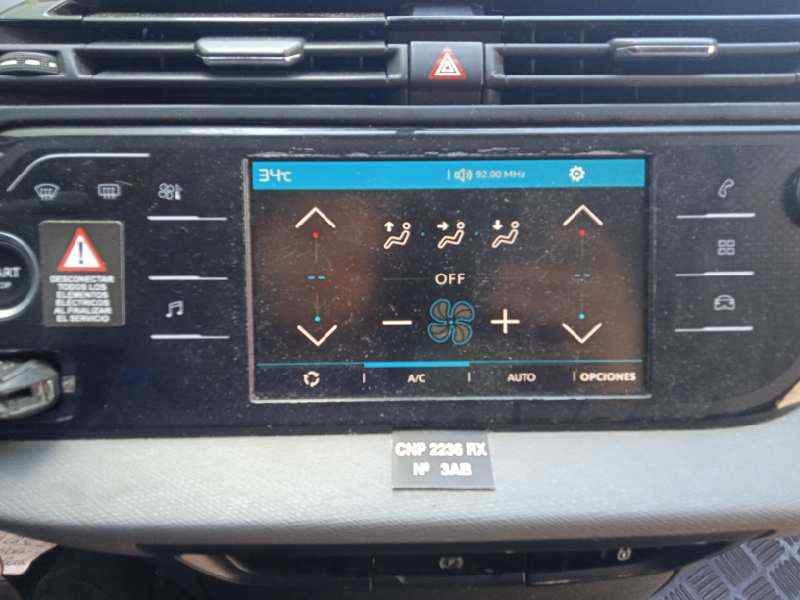 Recambio de pantalla multifuncion para citroën c4 picasso feel referencia OEM IAM 9825029380  A2C15851900