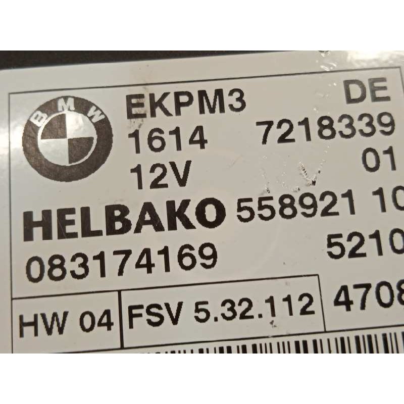 Recambio de centralita bomba combustible para bmw serie 3 cabrio (e93) 325d referencia OEM IAM 16147218339  