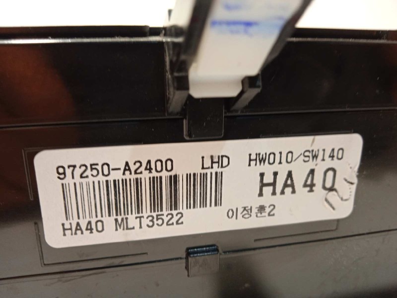 Recambio de mando climatizador para kia cee´d 1.0 tgdi cat referencia OEM IAM 97250A2400  97250A2400WK